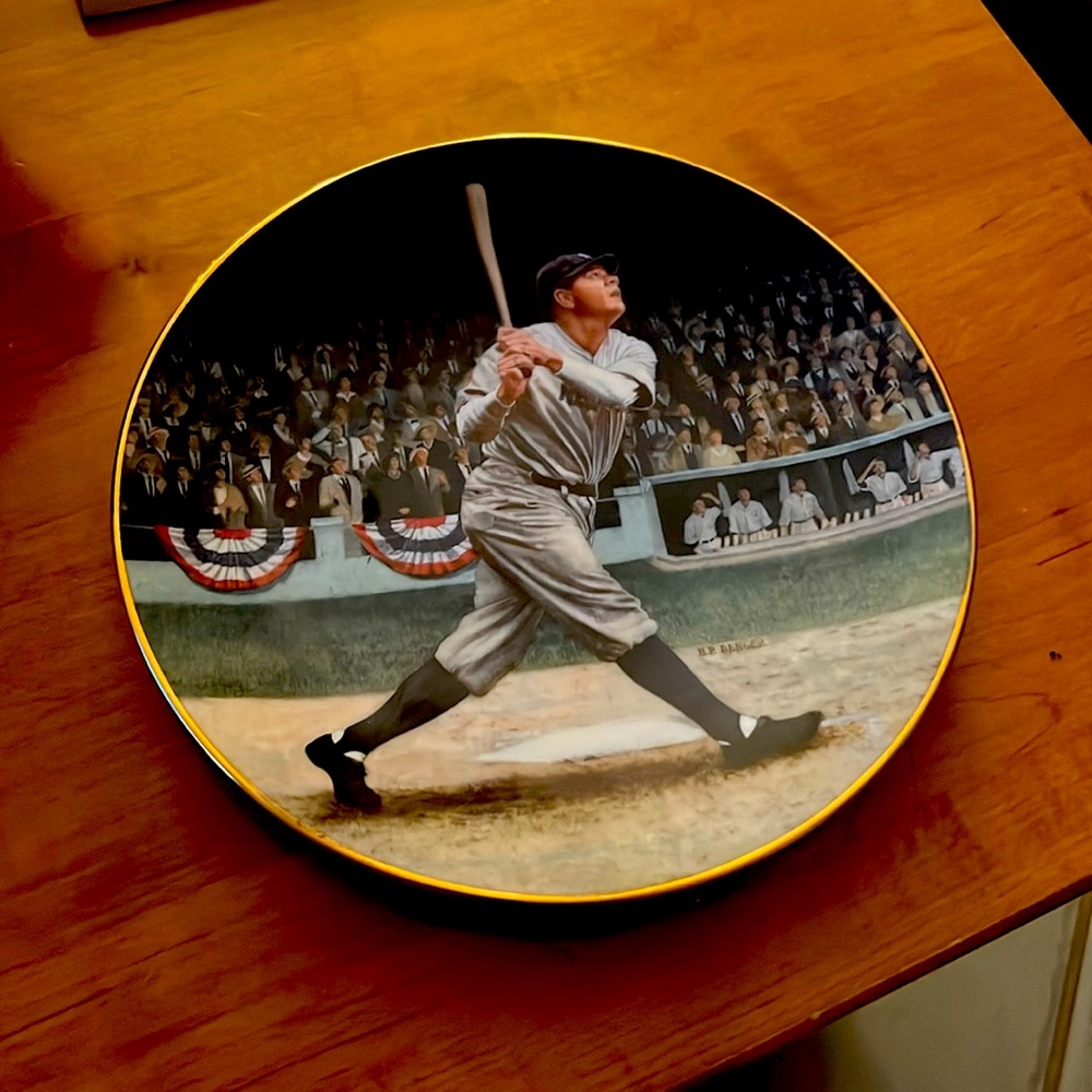Babe Ruth: The Called Shot Collectors plate